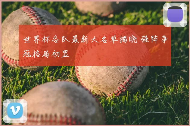 世界杯各队最新大名单揭晓 强阵争冠格局初显